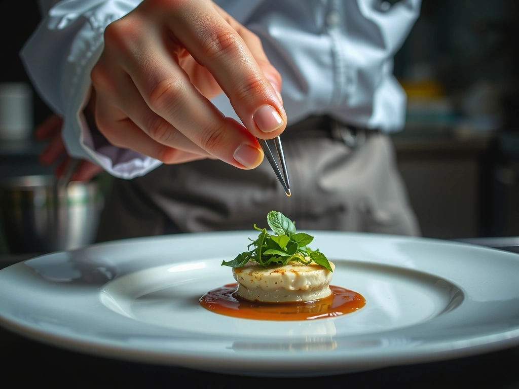 Präzisionsarbeit in der Küche